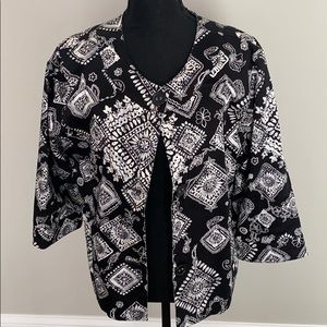 Coldwater Creek Cotton Blazer